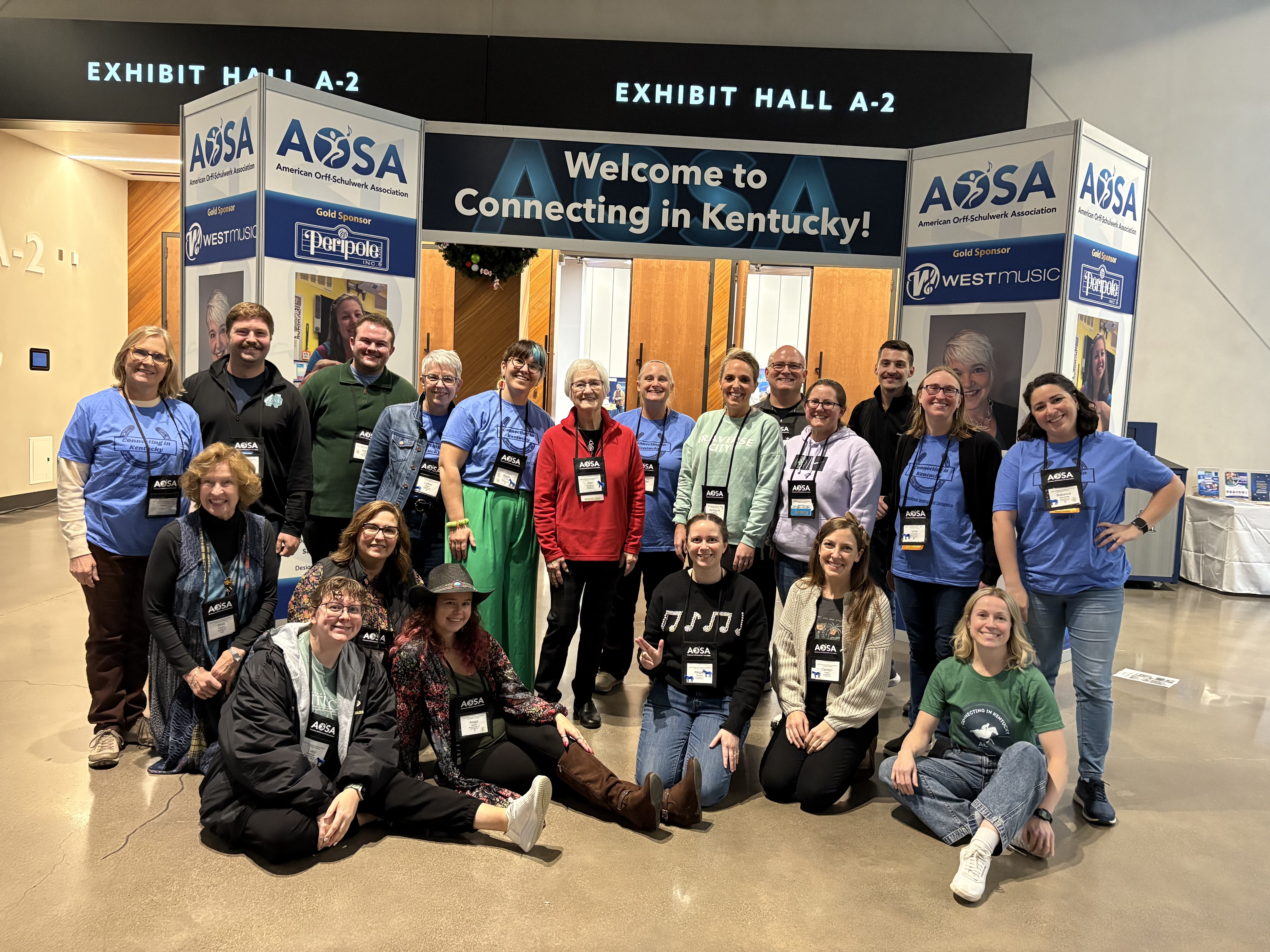 Orff teachers in the state of Kentucky smile in this photo taken at the conference in Lexington, KY, held in 2025
